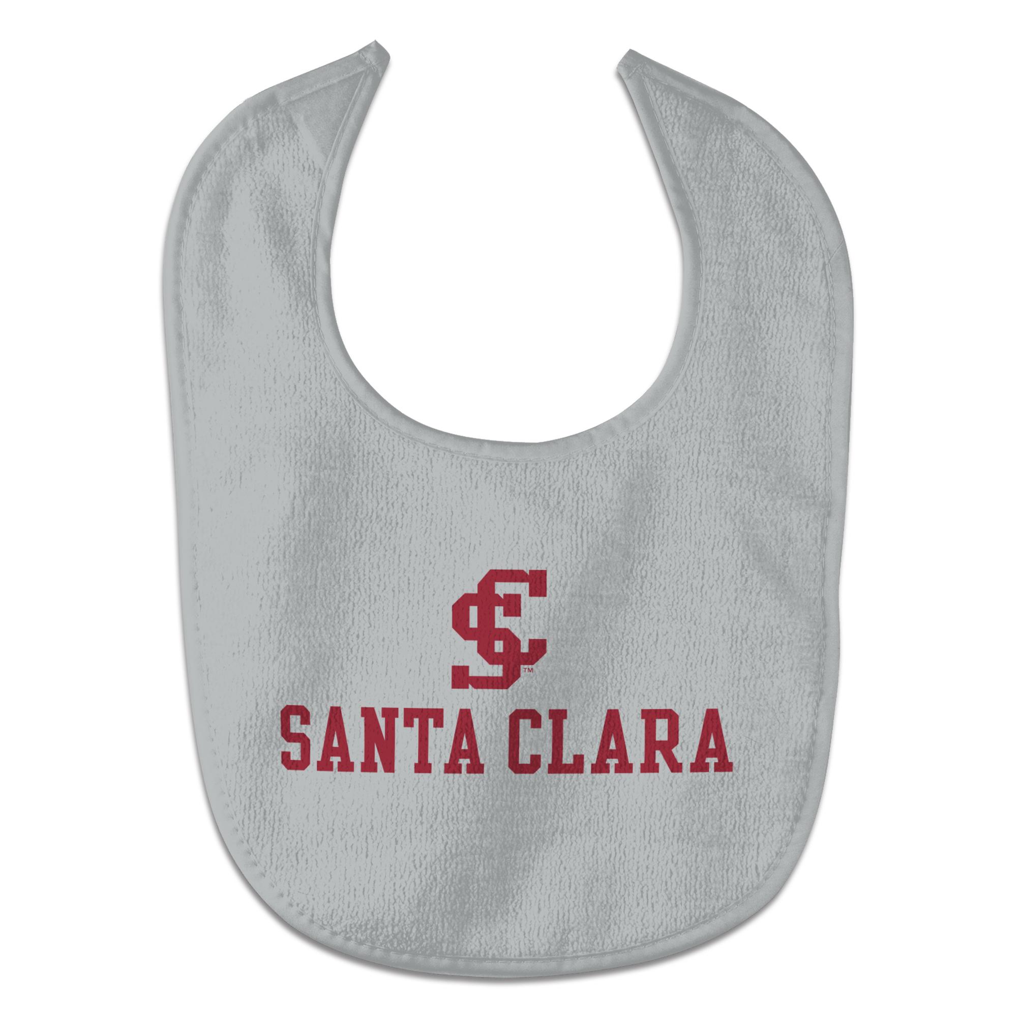 image of: Santa Clara Broncos All Pro Baby Bib, Gray