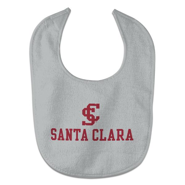Santa Clara Broncos All Pro Baby Bib, Gray; $16.98