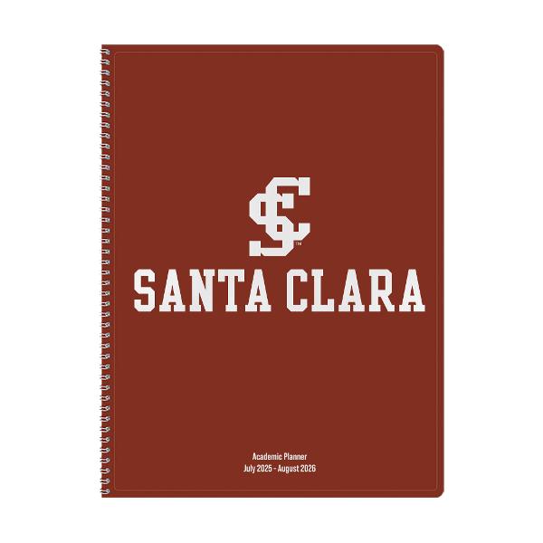 Santa Clara Broncos 2025-2026 Academic Monthly Planner, Red; $11.98