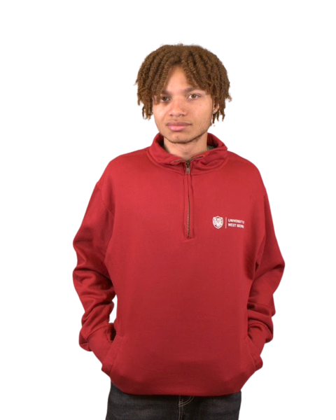 UWG LOGO 1/4 ZIP; $34.99