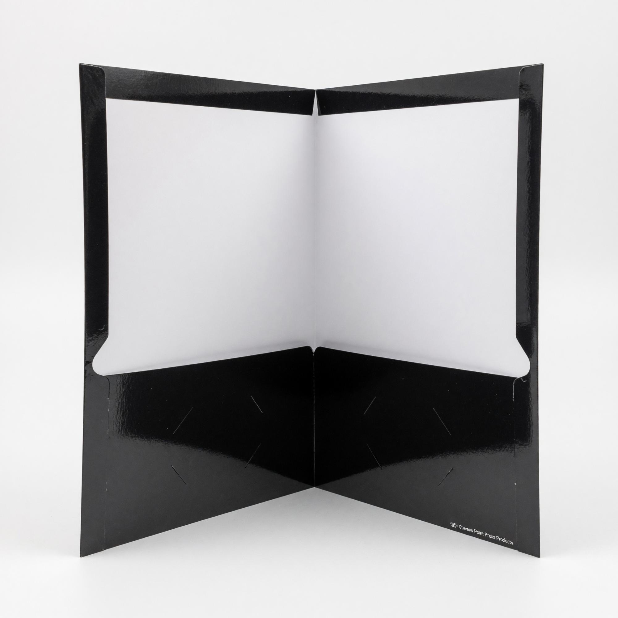 Product image 2 of 2 for University of Wisconsin Stevens Point Gloss Folder, Assorted Colors