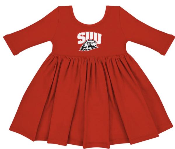 CK TODDLERS/YOUTH GIRLS SPIN DRESS RED THOR; $39.99