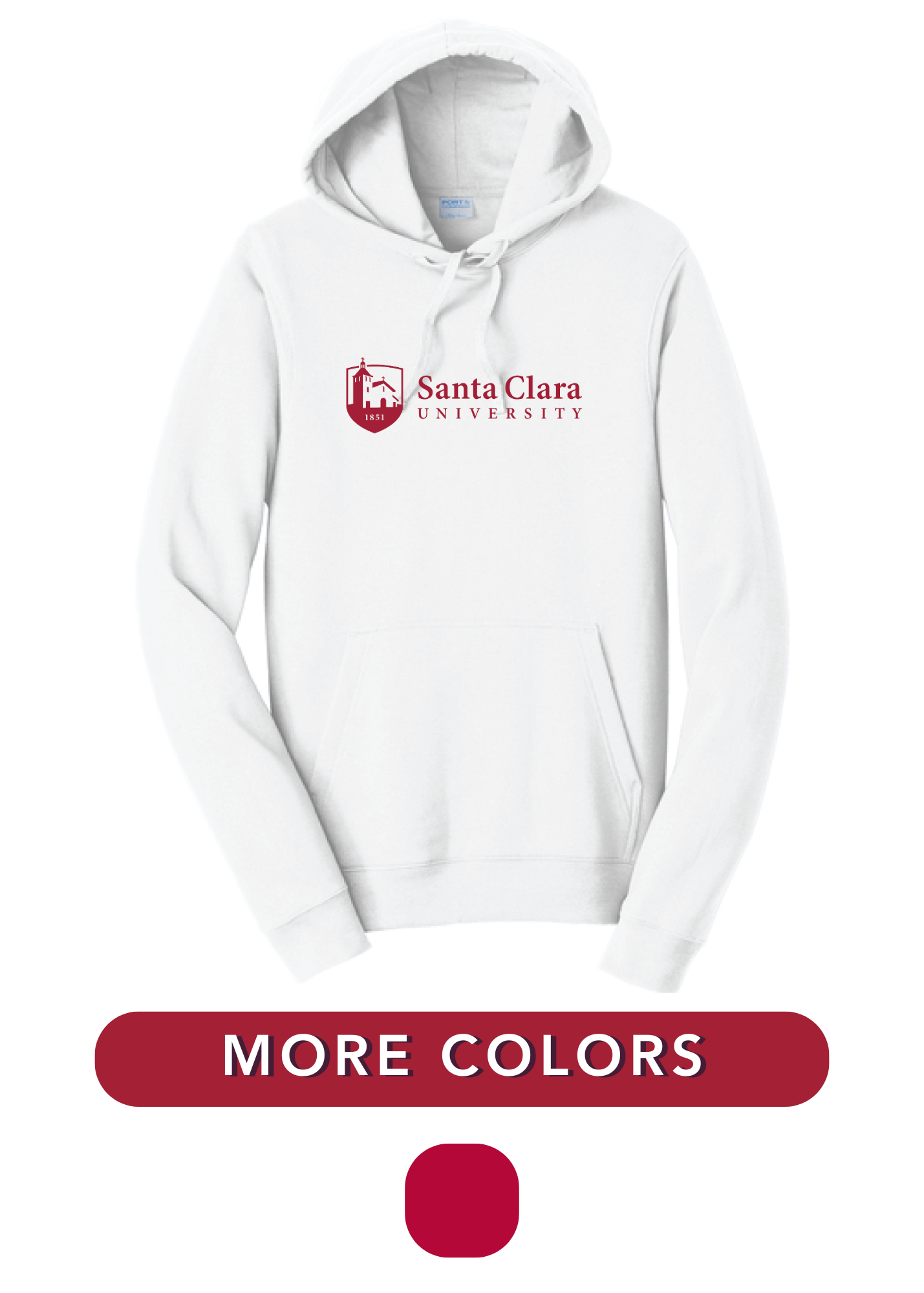 image of: Santa Clara University Logo Fleece Hood