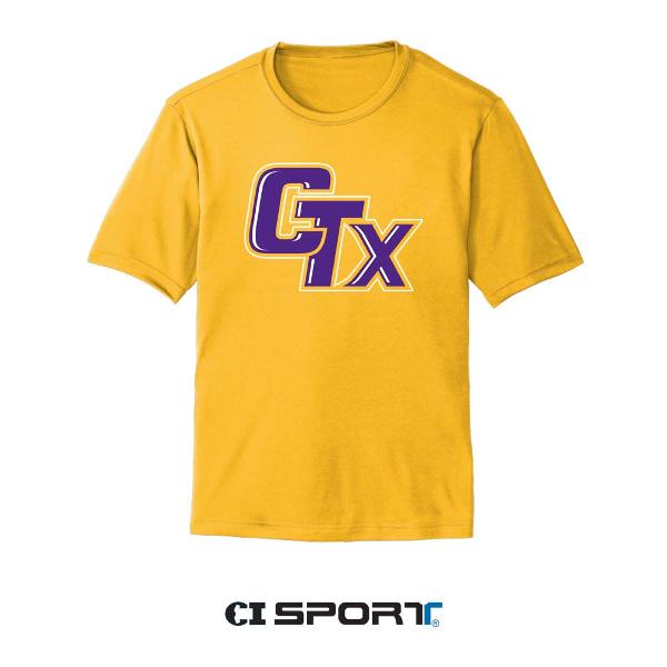 CTX Short Sleeve Sports Tee - Gold; $26.99
