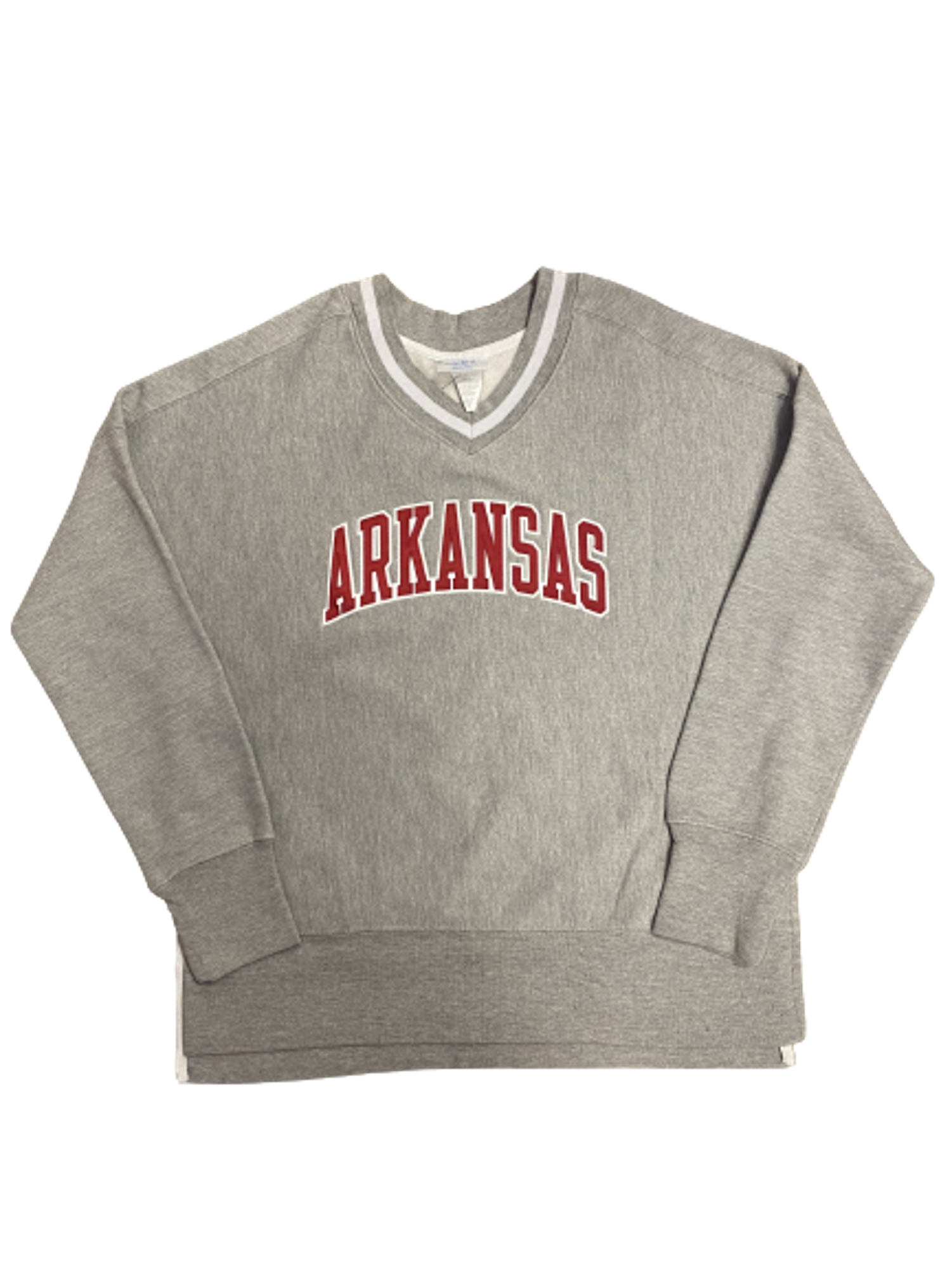 image of: Arkansas Razorbacks Champion Vintage Wash Reverse Weave Crew - Women's