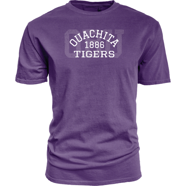 OBU Tigers School Property Dyed Ringspun Tee; $34.99