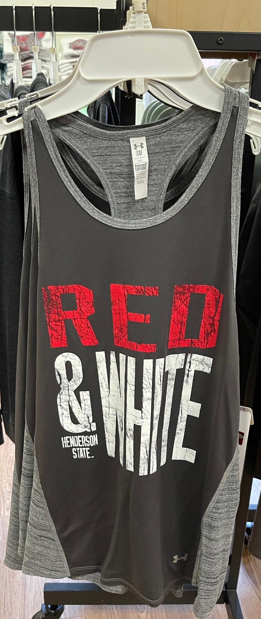 image of: Red & White Womens Heat Gear Tank