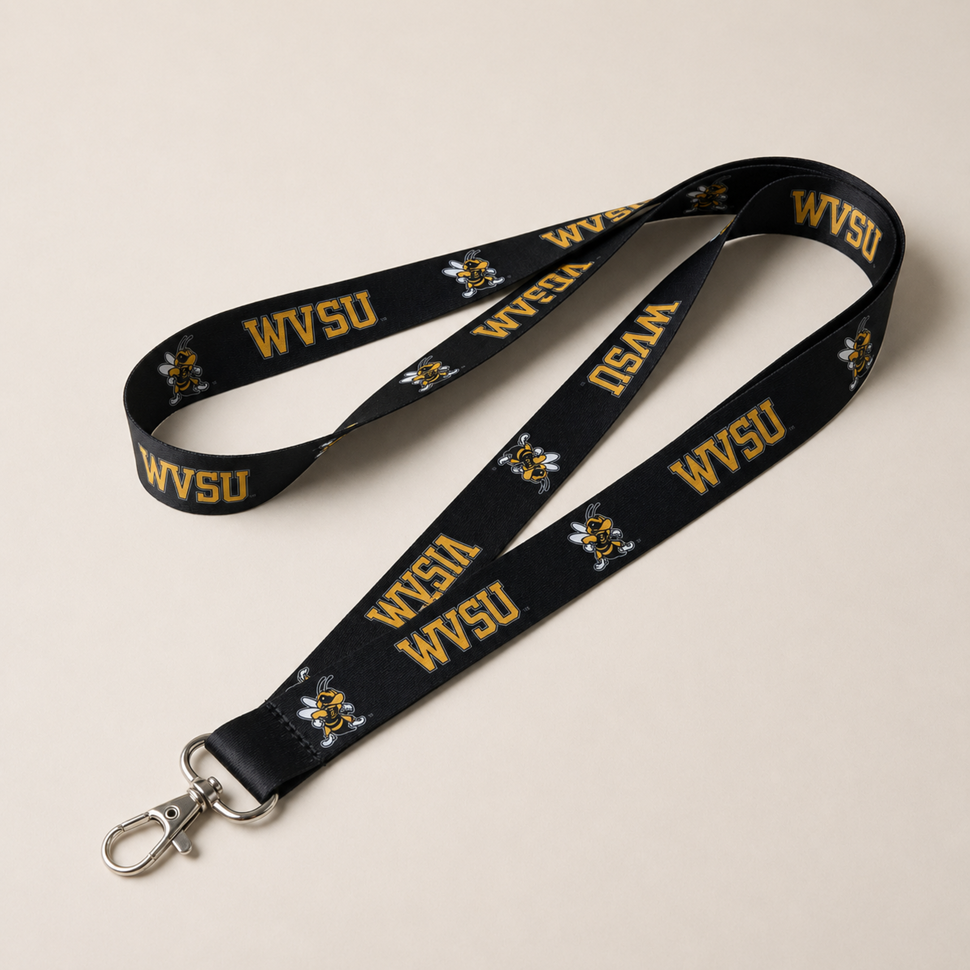 Product image 1 of 1 for LANYARD - CATANIA BLK "MASCOT/WVSU"