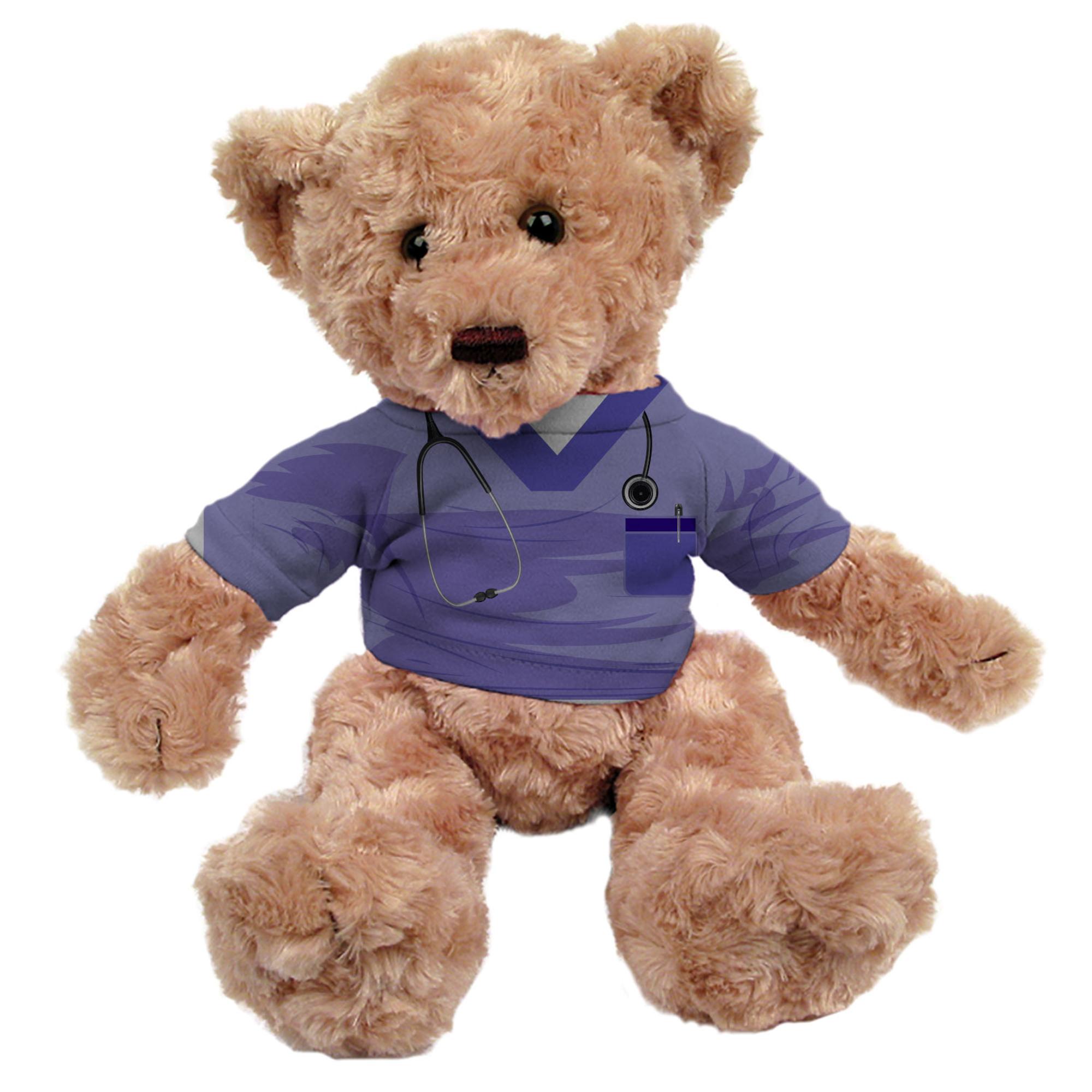 image of: Nursing Student Plush Bear - Tan