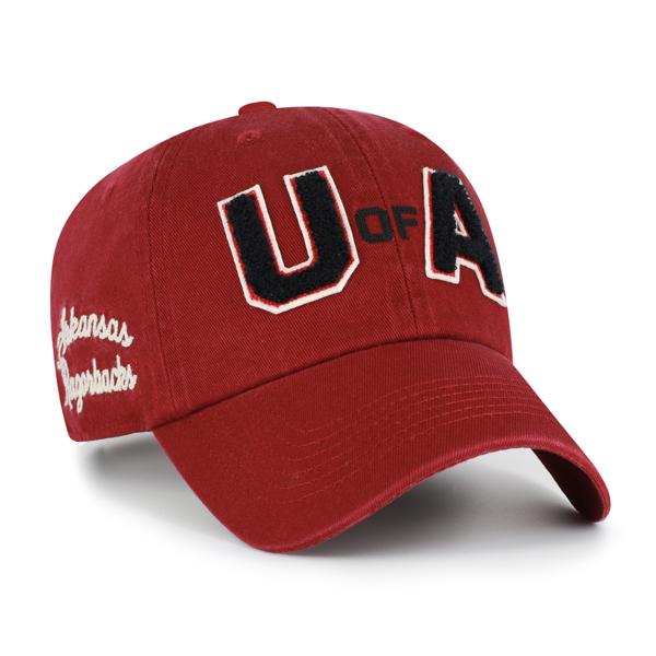 Arkansas Razorbacks '47 Women's Dark Red Zoey Clean Up Hat; $40.00