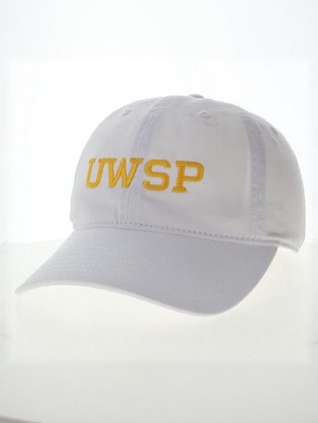 UWSP EZA Relaxed Twill Cap, White; $33.98