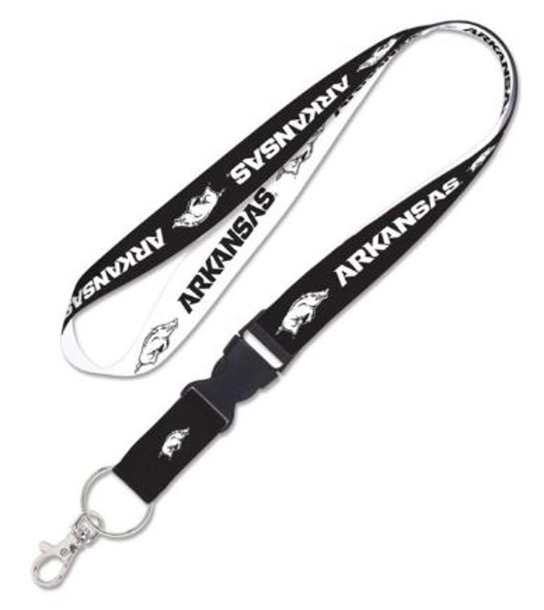 image of: Arkansas Razorbacks Lanyard With Detachable Buckle
