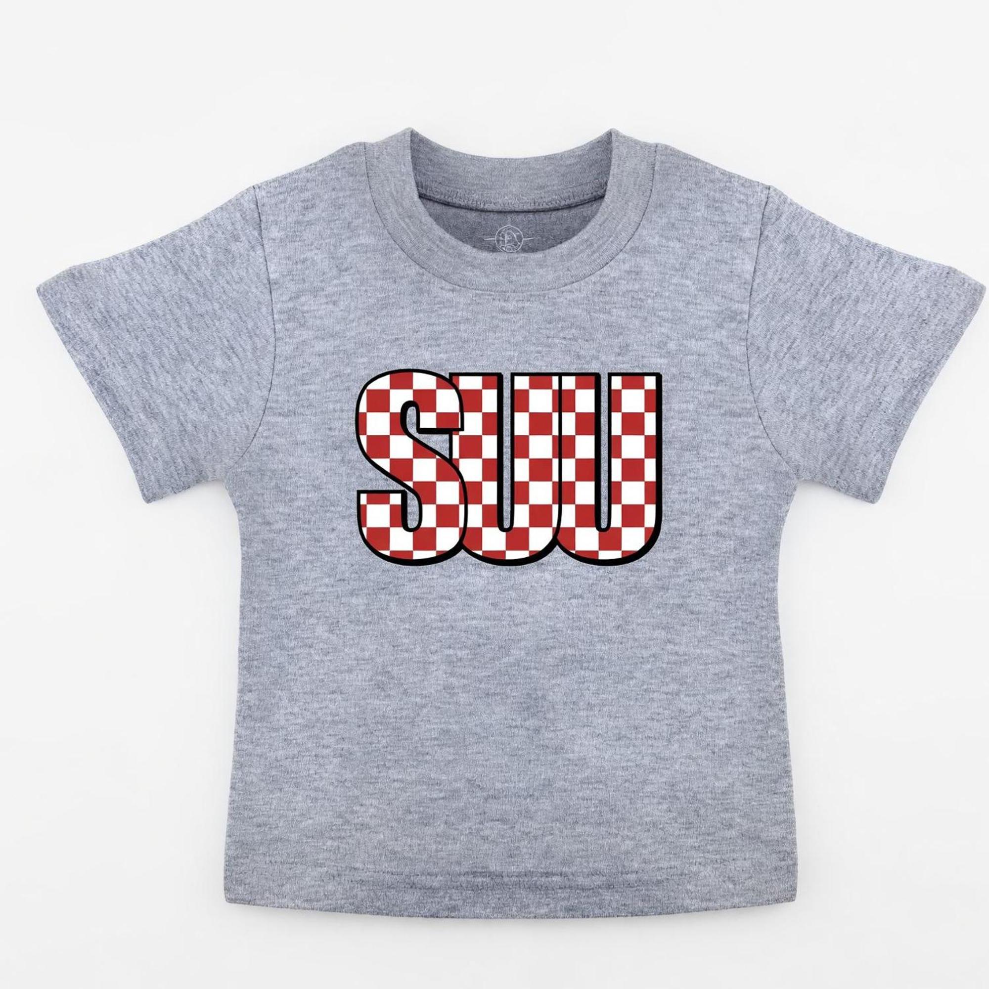 Product image 1 of 1 for CK  TODDLER TEE GRAY S/S SUU CHECKERED