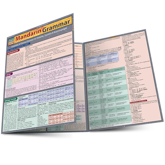 Cover image for MANDARIN GRAMMAR LAMINATED STUDY GUIDE