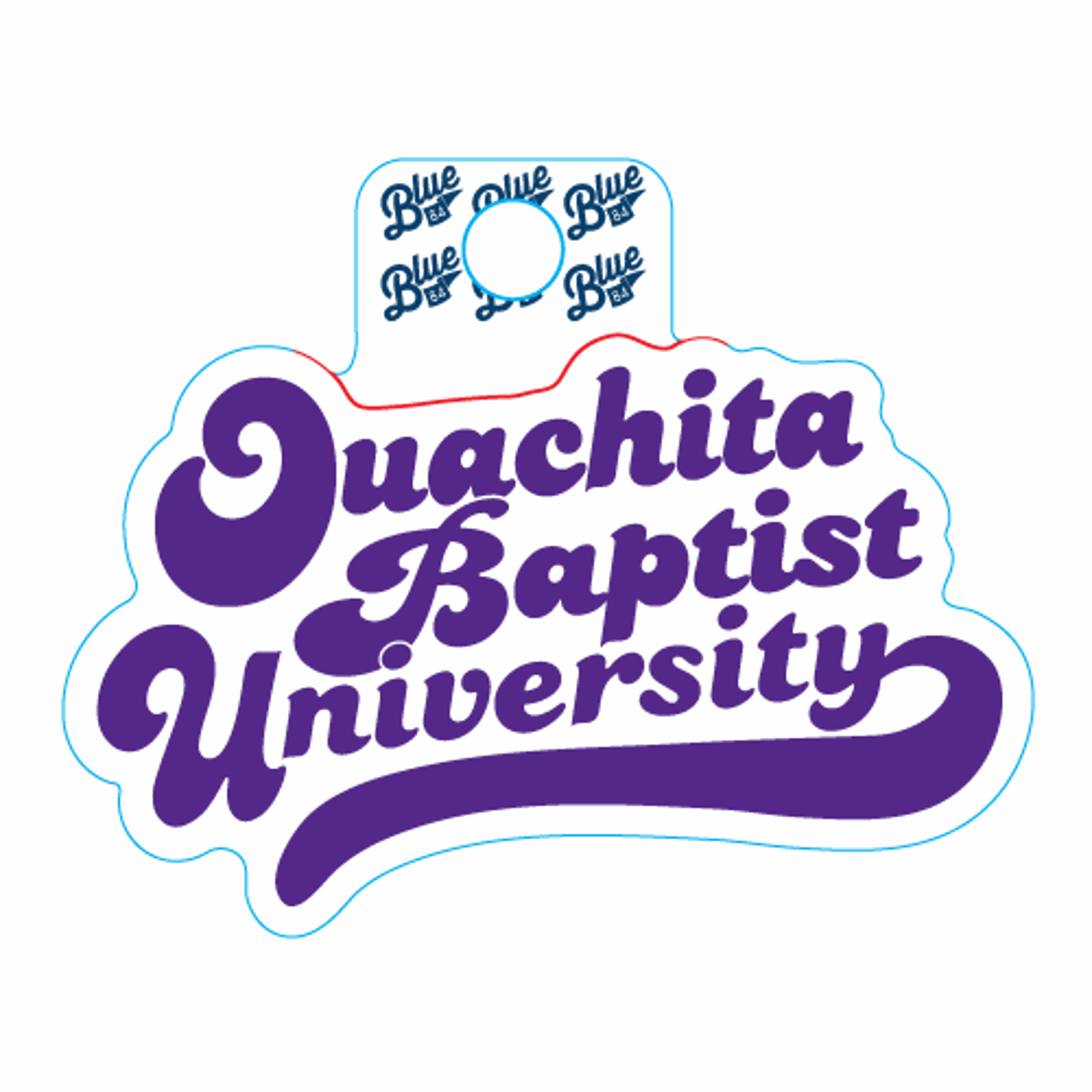 image of: Ouachita Baptist University Huffed Sticker