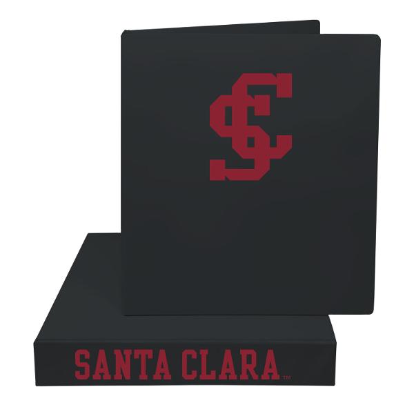 Santa Clara Broncos 1.5in Vinyl Binder, Black; $14.98