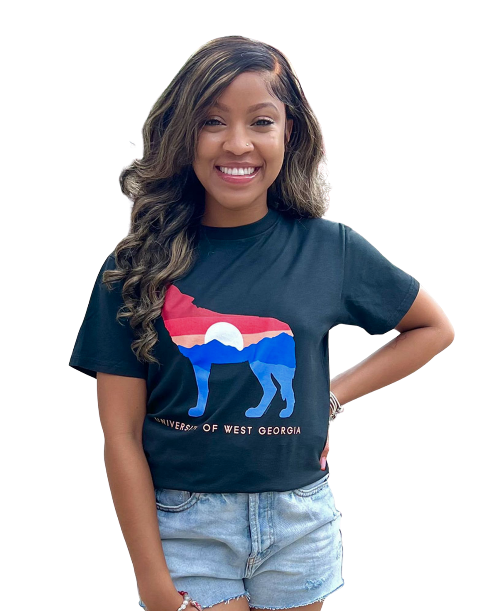 Product image 1 of 2 for UNIV. WEST GA MTN WOLF GRAPHIC TEE