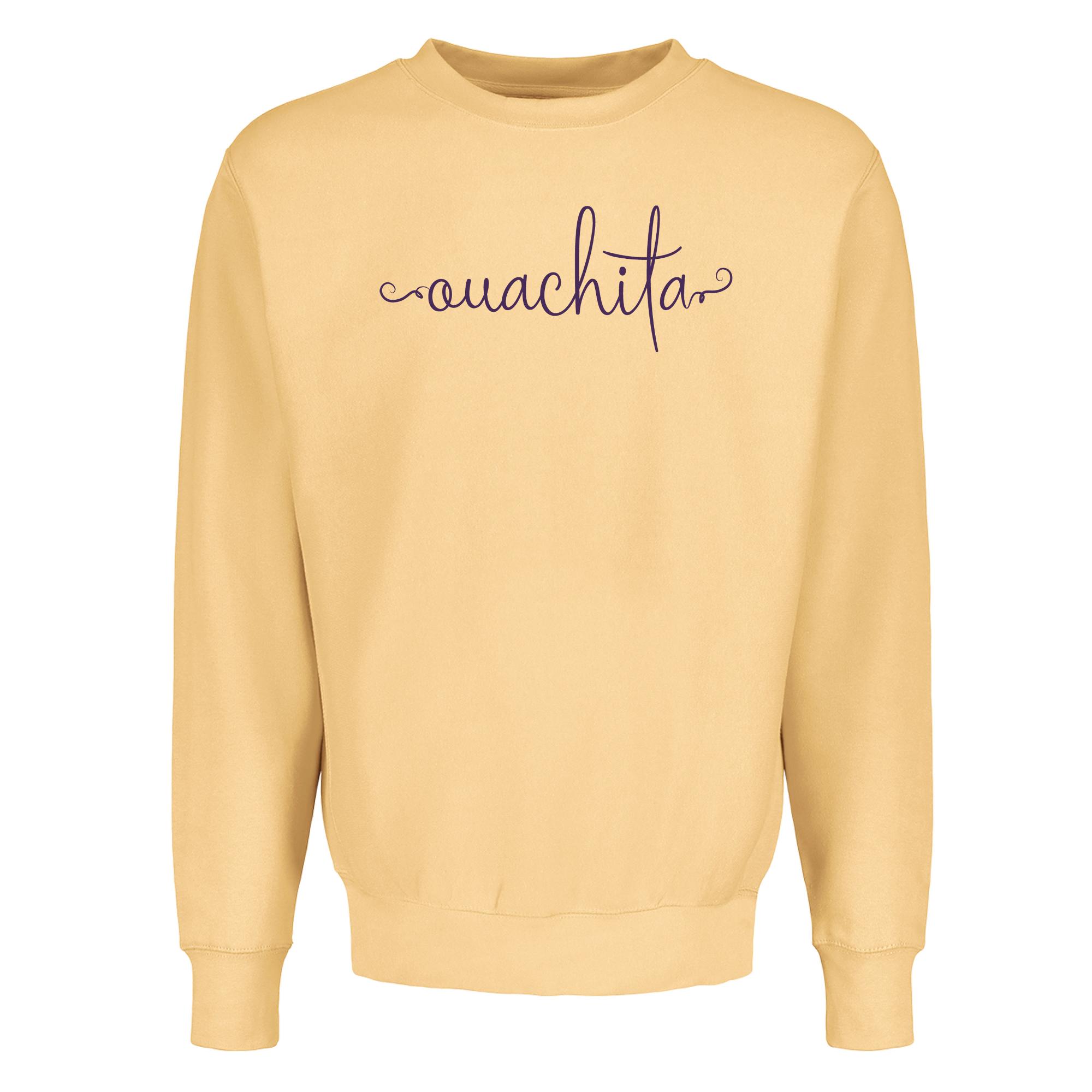 Product image 1 of 2 for Ouachita Embroidered Pro-weave Crewneck