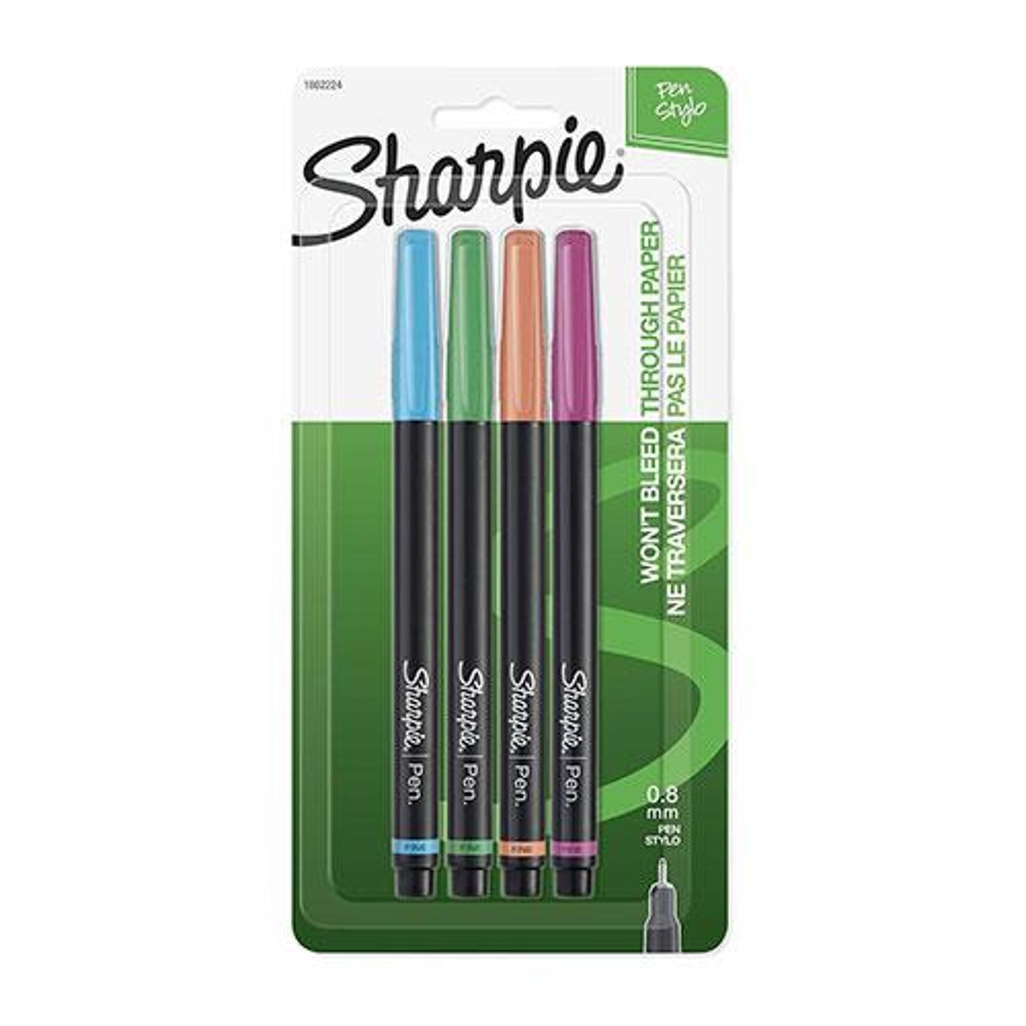 Product image 1 of 1 for PEN SHARPIE FINE POINT 4 COLOR