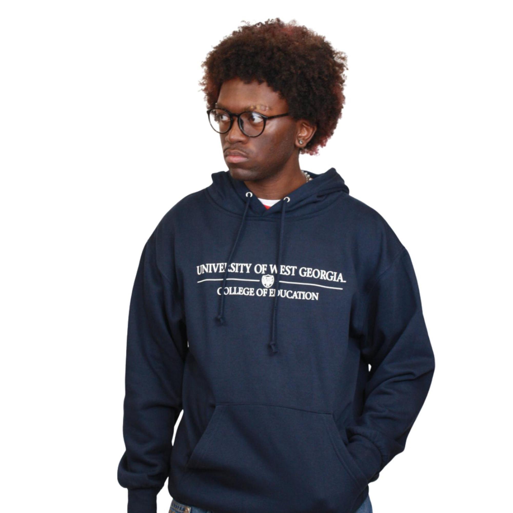 Product image 1 of 4 for COLLEGE OF EDUCATION SHIELD LOGO FUNDAMENTAL FLEECE HOOD
