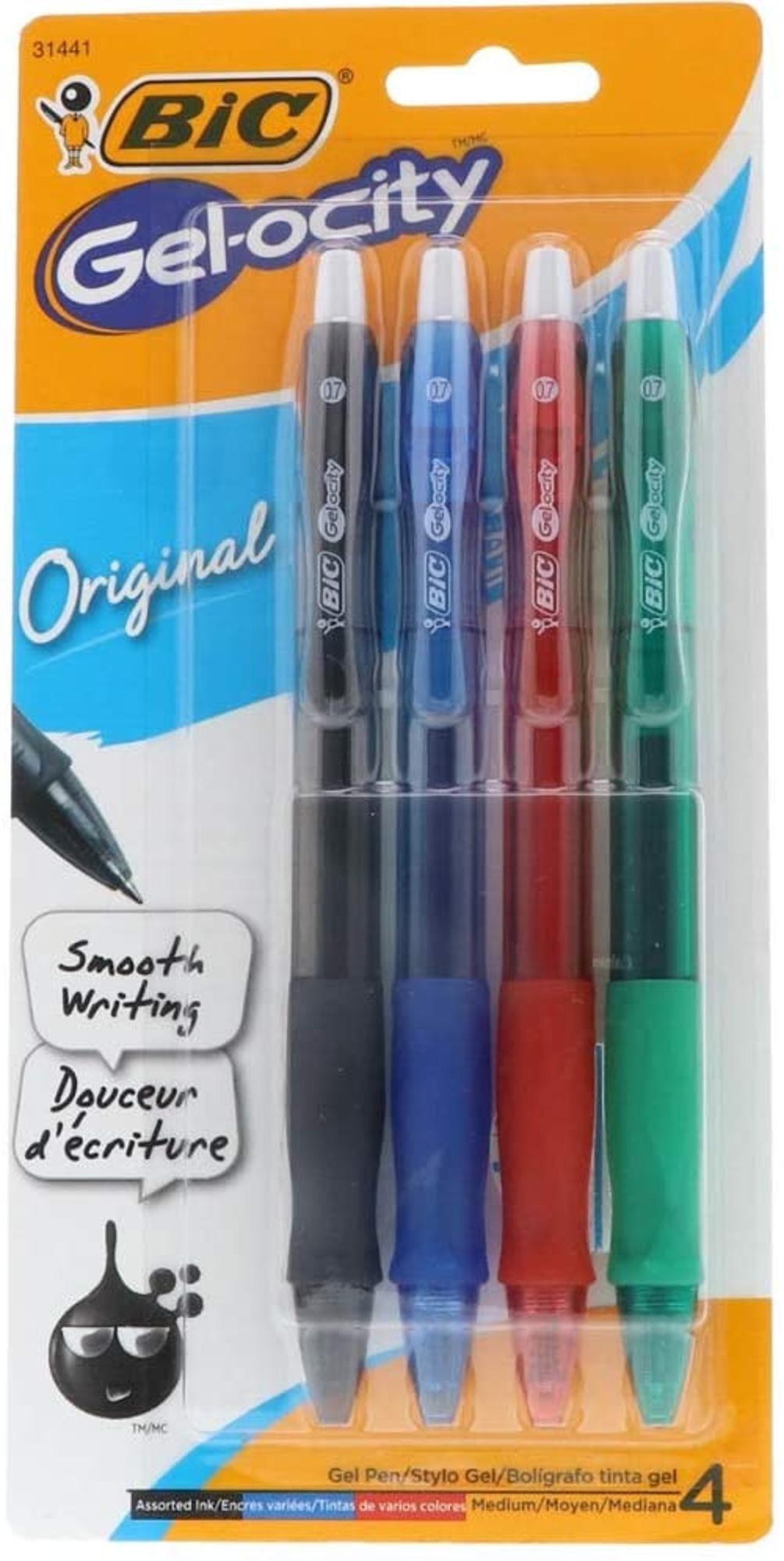 image of: Bic Velocity Gel Retractable Asst.