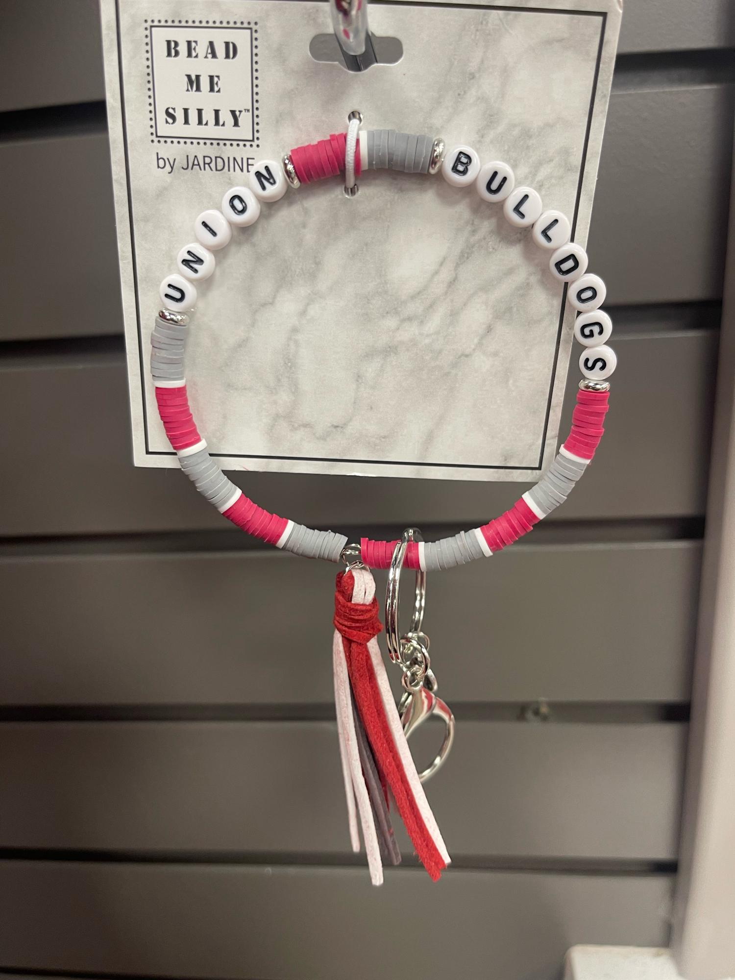 image of: Union Bulldogs Wristlet Keychain