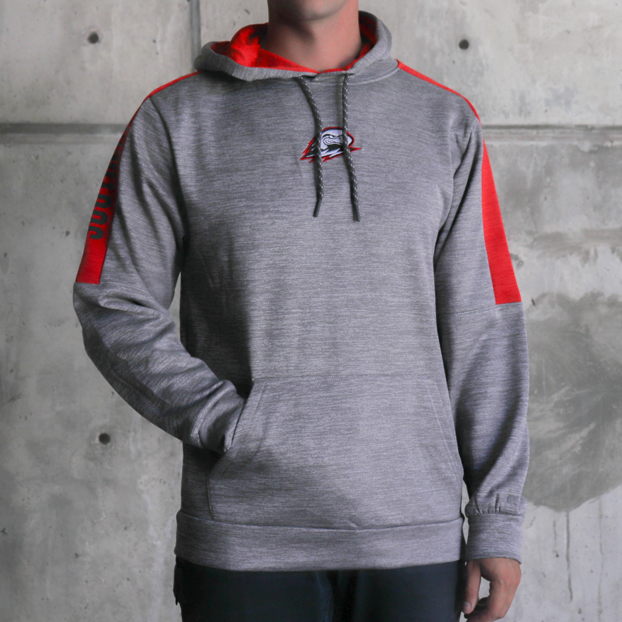 image of: Colosseum Gray/Red Thor Hoodie