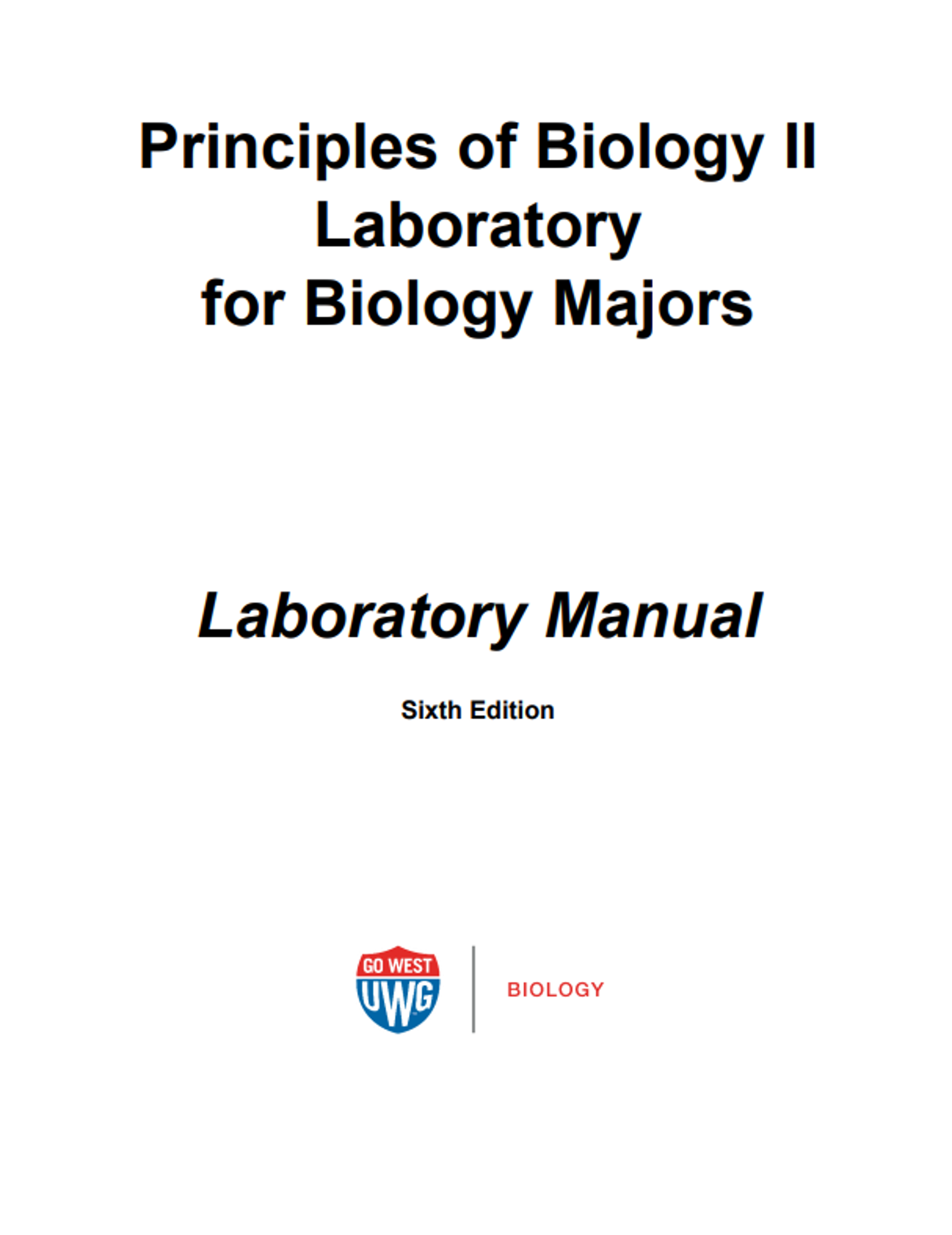 Cover image for BIOL 2108L LAB MANUAL - FALL 2025