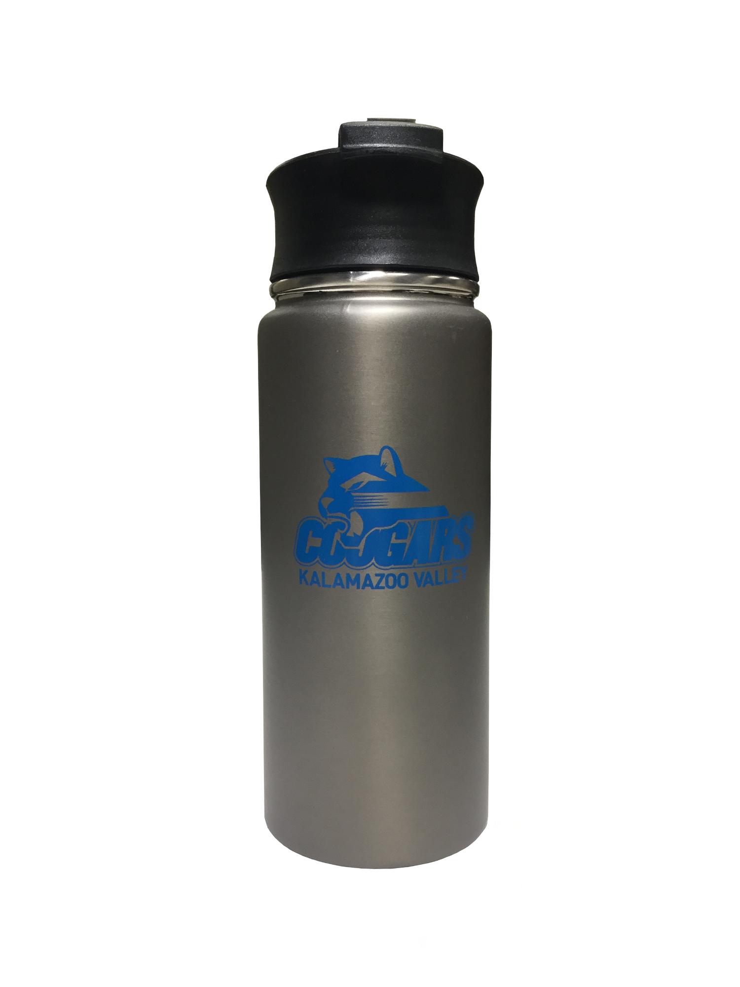 image of: Ceramic Silver Cougar Water Bottle