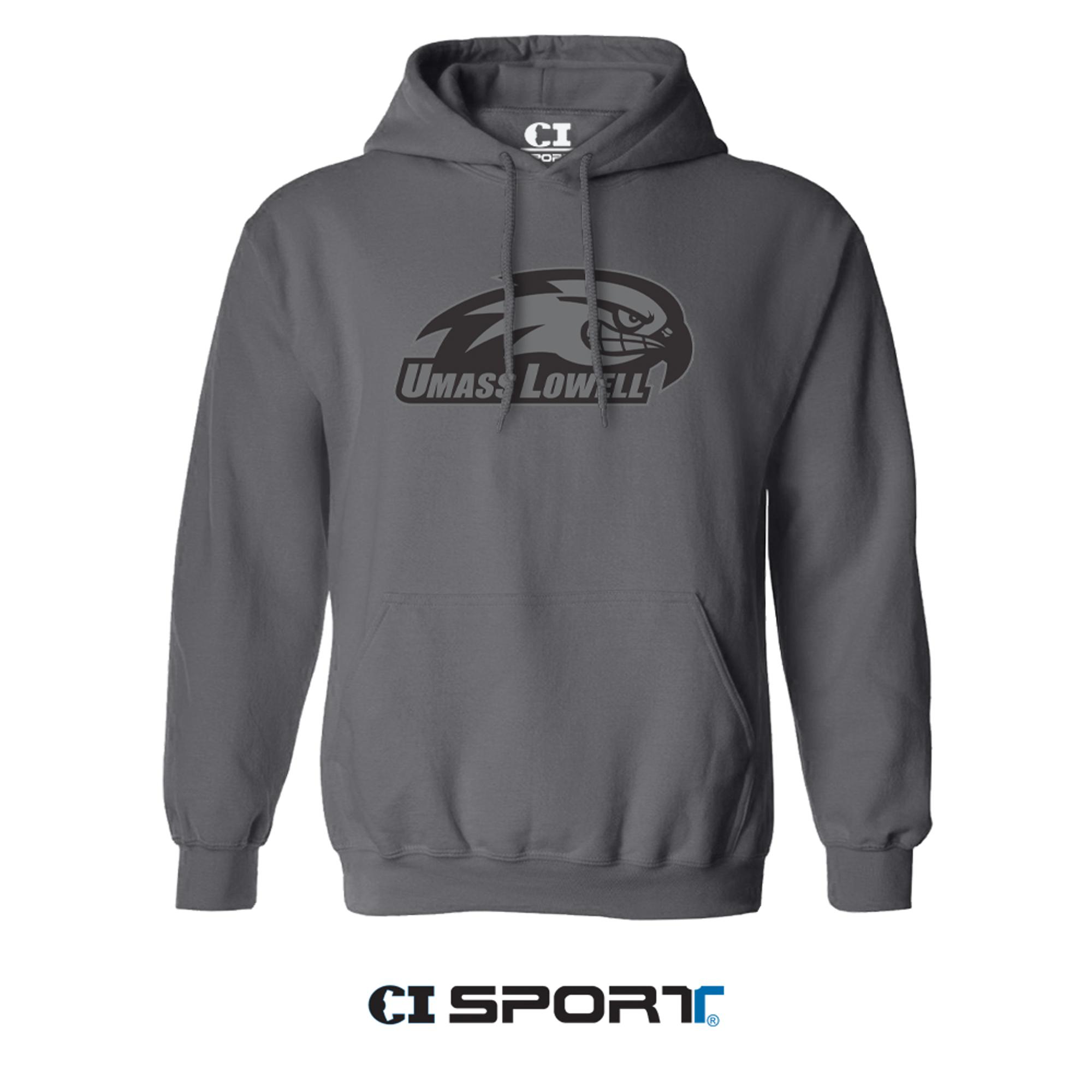 CI Sport Hood Slate Tonal Black w/ Text Patch Applique