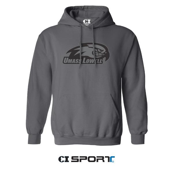 CI Sport Hood Slate Tonal Black w/ Text Patch Applique; $69.99