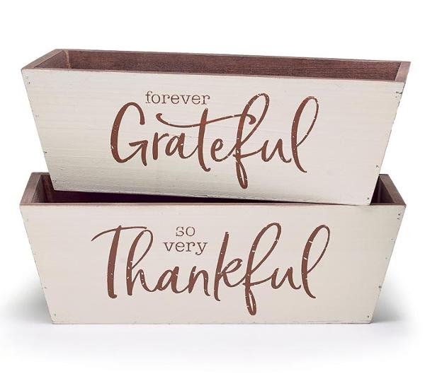 Burton Planter so Very Thankful; $19.95
