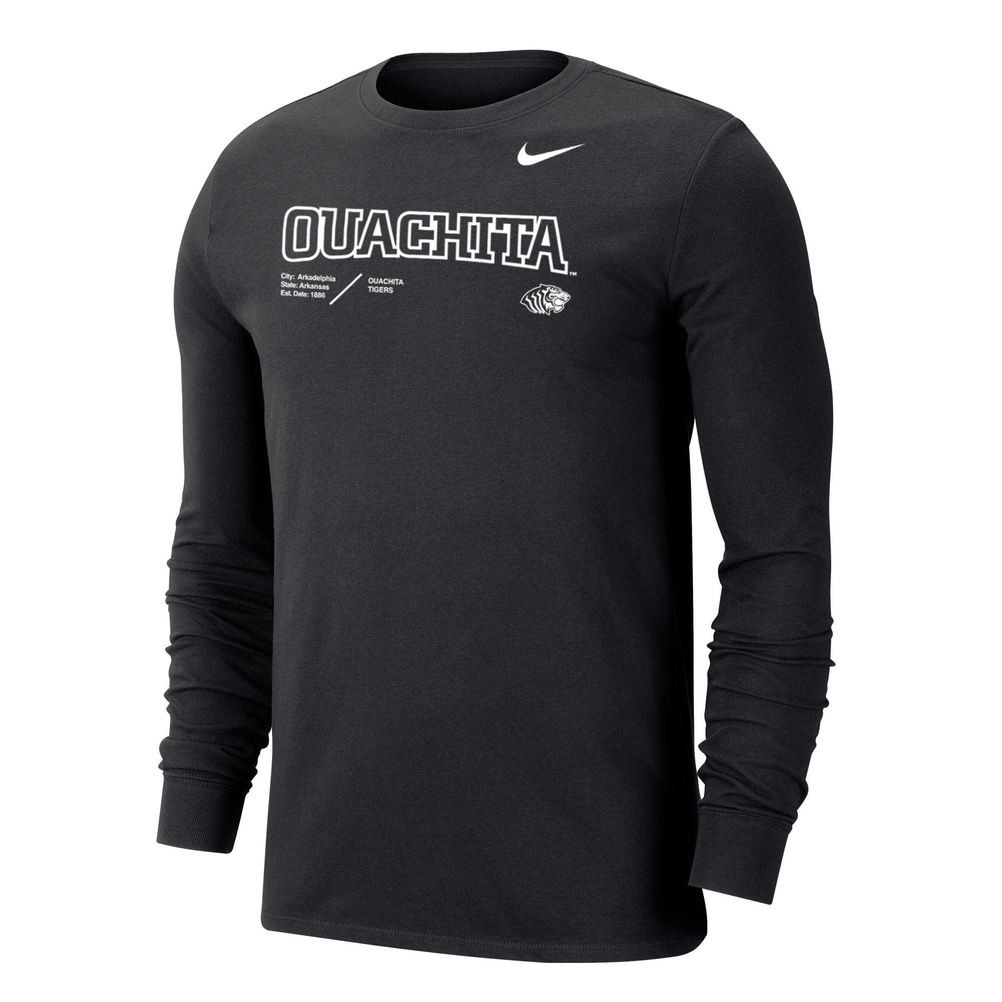 image of: Ouachita Dri-Fit Cotton Long Sleeve Tee