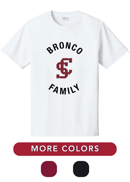 Santa Clara Broncos Family Core Cotton Short Sleeve Tee; $14.98