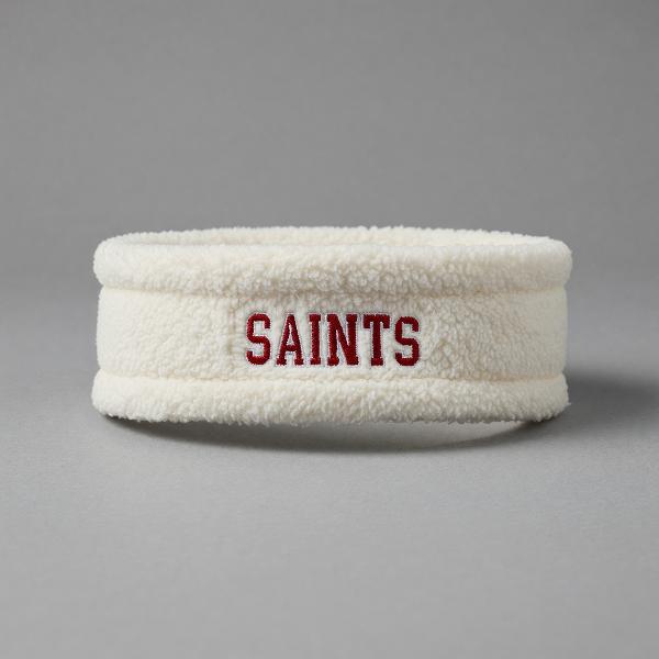 Saints Headband Ivory; $18.99