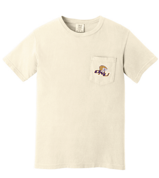 Olivet Nazarene Tigers Comfort Comfort Color Pocket Short Sleeve Tee; $29.98