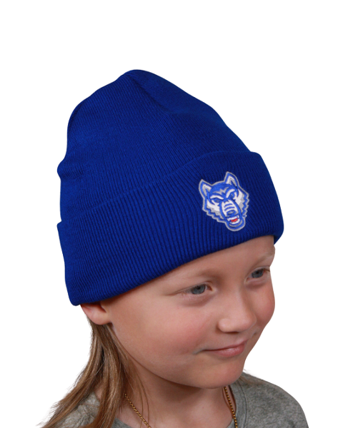 WOLF LOGO NORTH POLE JUNIOR BEANIE; $14.99
