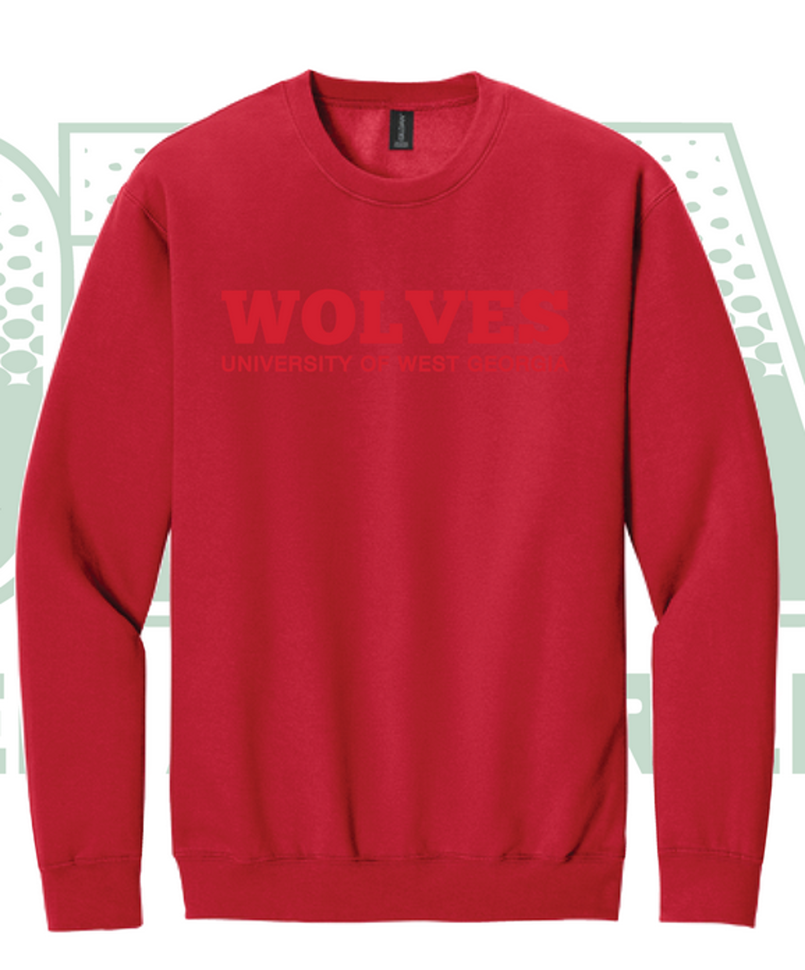 image of: Wolves Red Puff Crew