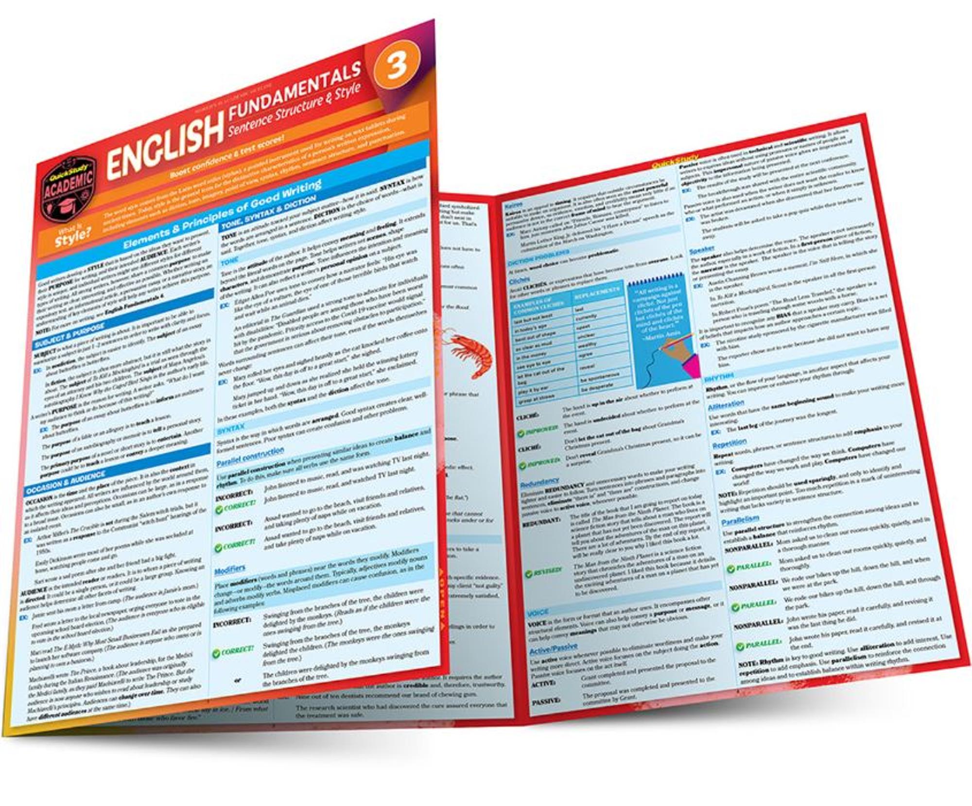 image of: BARCHARTS / ENGLISH FUNDAMENTALS 3