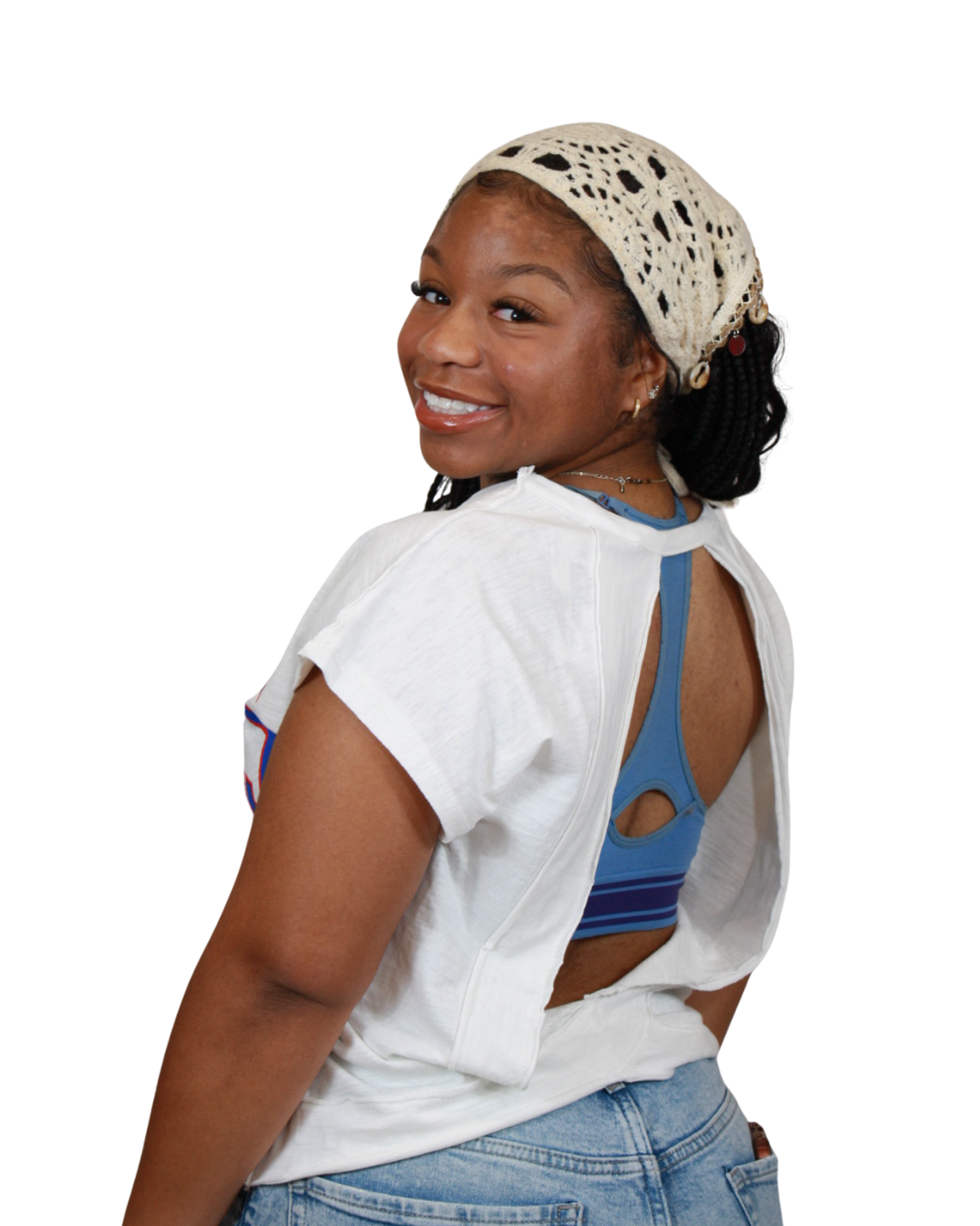 Product image 1 of 3 for WOLVES "OPEN BACK" SS TOP