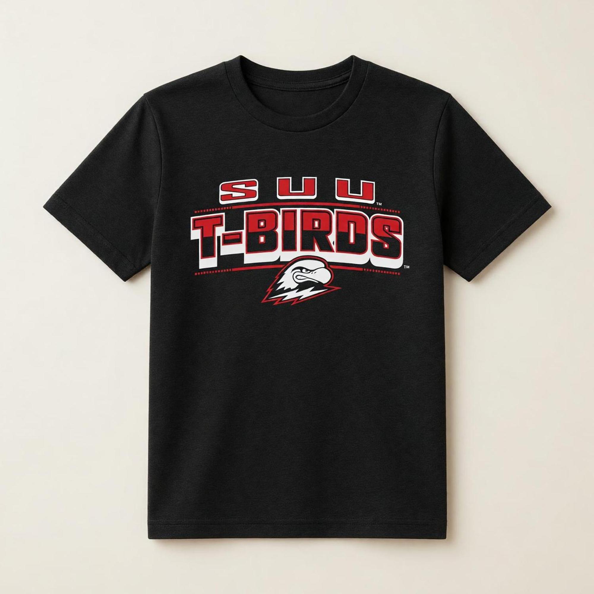 Product image 1 of 3 for Colosseum Youth Short-Sleeve Tee – Black (SUU T-Birds)