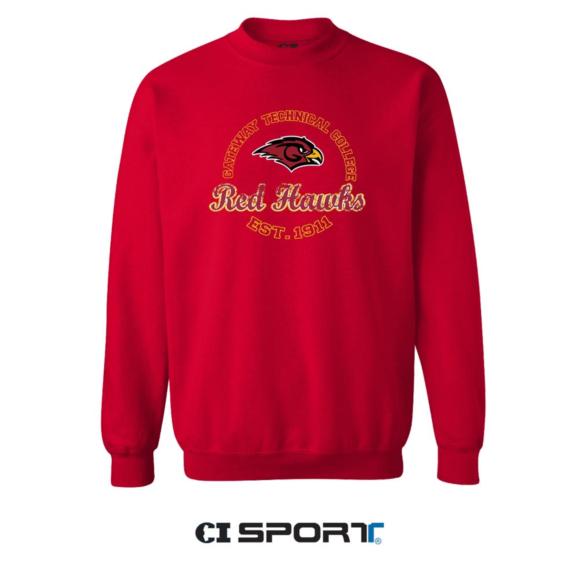 Product image 2 of 3 for CGT CREW Red or Athletic Heather
