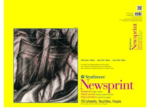 image of: 300 Newsprint Pad Rough 14x17 50sh