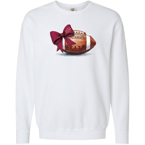 Henderson State Football Bow Fleece Crew; $59.99