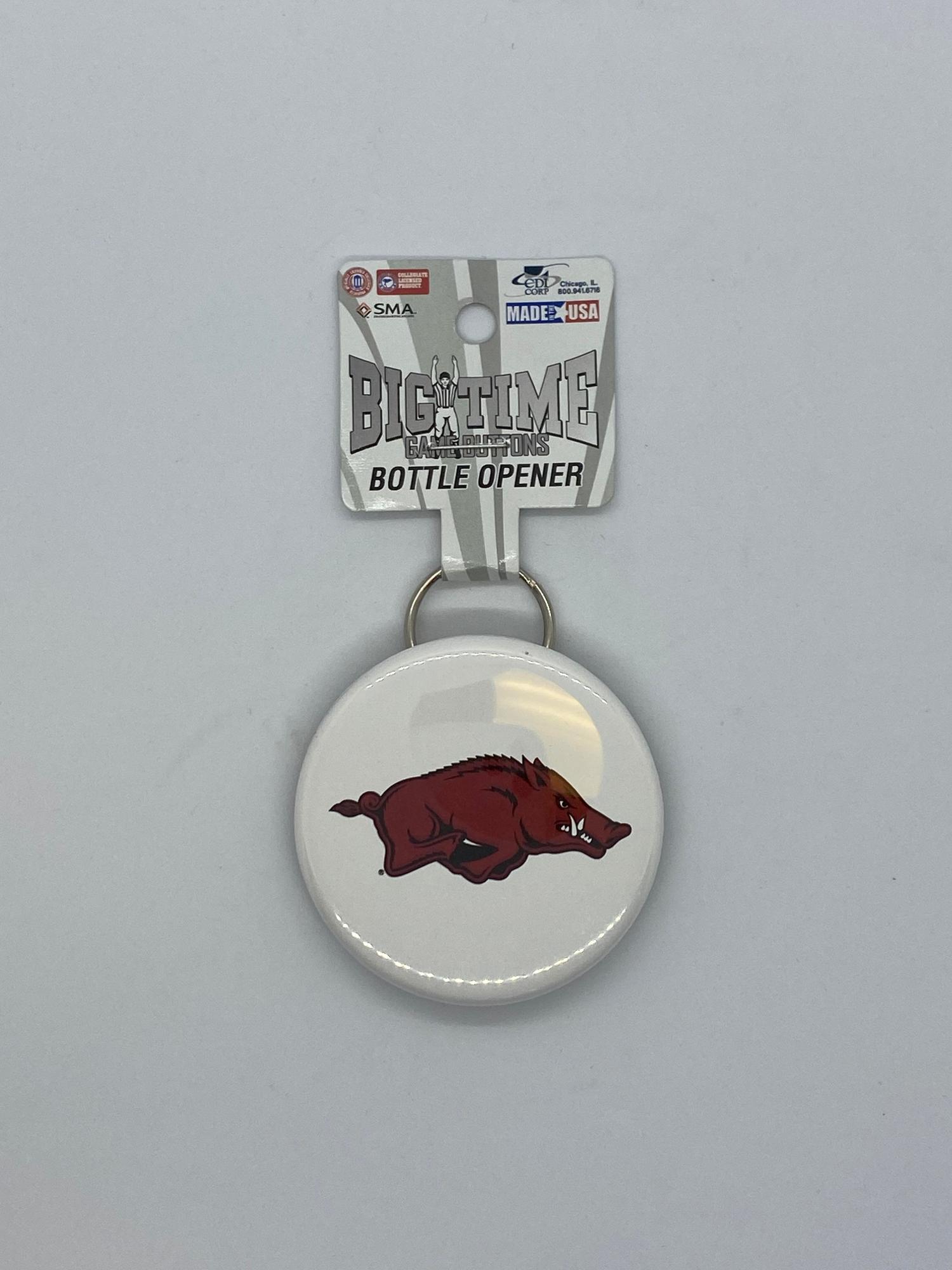 image of: Arkansas Razorbacks Big Time Bottle Opener and Keyring