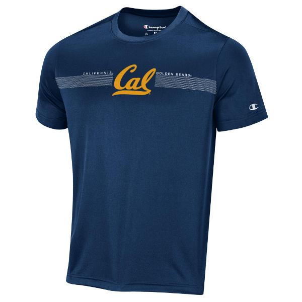 Stadium Impact Tee Cal Stripe Logo; $32.00