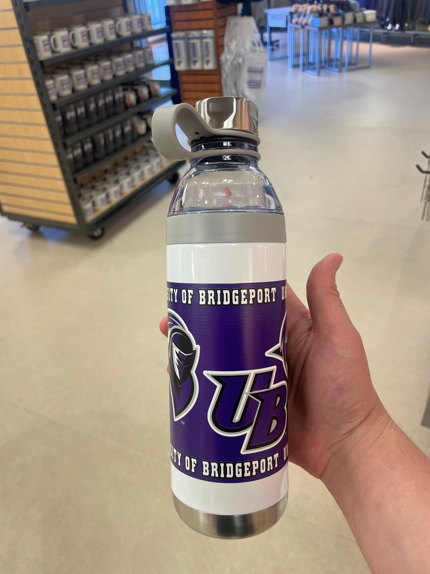 UB Charleston Sport Bottle University of Bridgeport