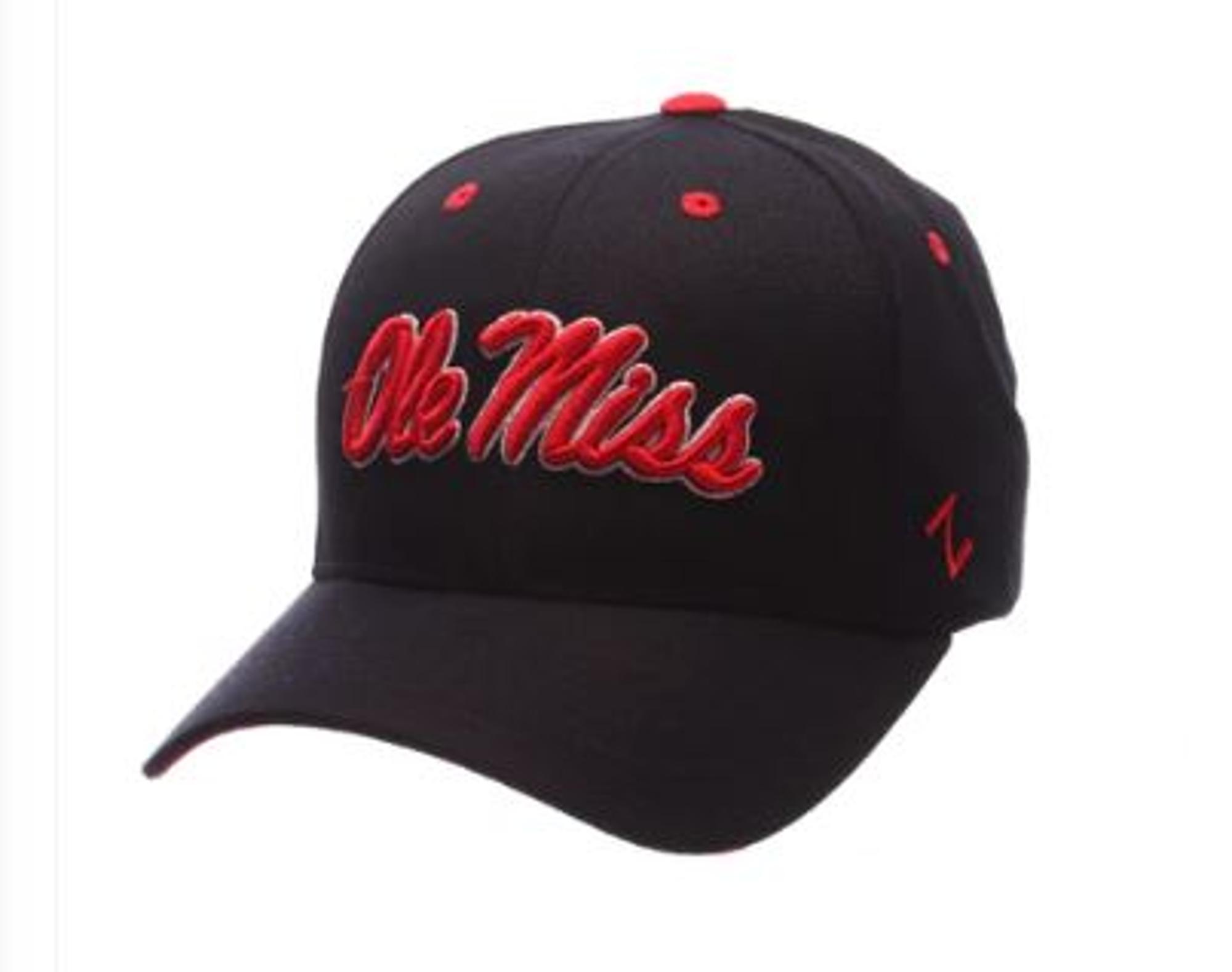 image of: Ole Miss Script ZClassic Competitor Velcro Hat Navy
