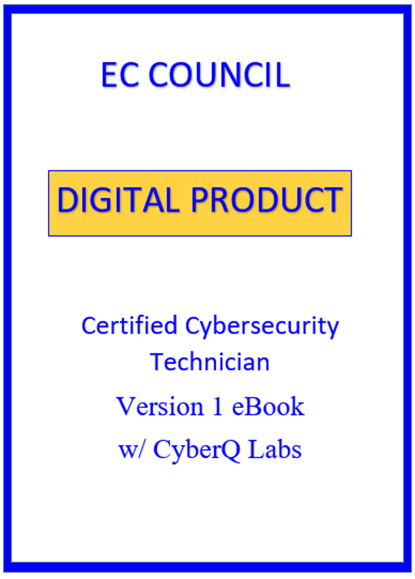 Cover image for Access Card - Certified Cybersecurity Technician v1 EBOOK w/ CyberQ Labs - CIS 240