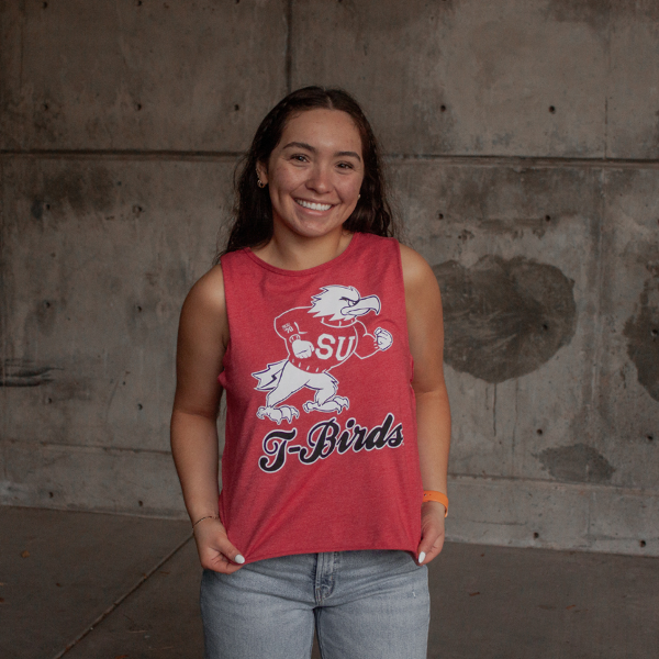 Colosseum Women's Fighting T-Birds Cut Off Tank; $25.00